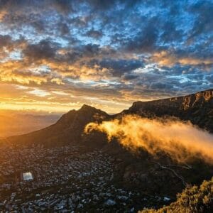 Hiking Lion's head for sunrise or sunset.